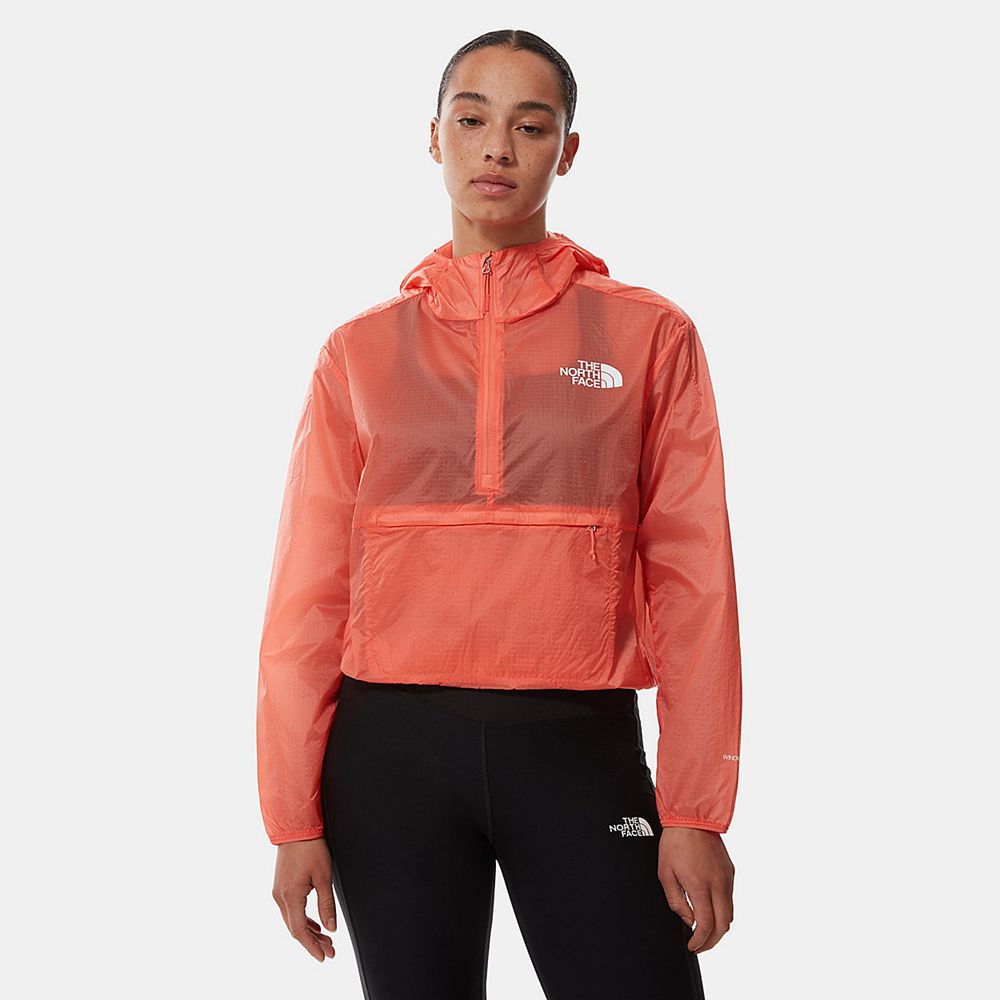 The North Face Insulated Jacket Womens Australia - The North Face Windy Peak Anorak Orange Hiking (I